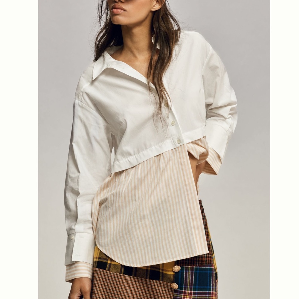 Anthropologie buttoned shirt sz M
